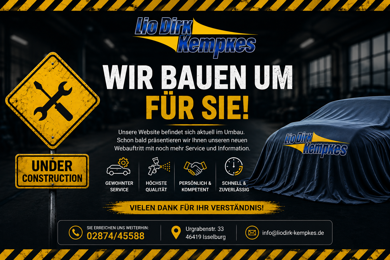 Website im Umbau